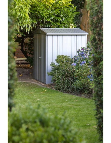 Metalen tuinhuisje zilver