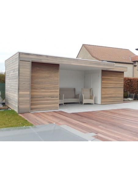 Poolhouse in padoek