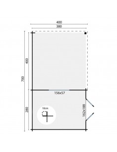 Tuinhuisje "Zaventem" 2