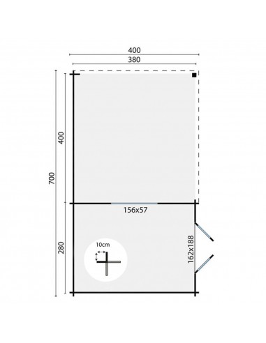Tuinhuisje "Zaventem"
