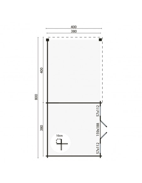 Abri de jardin - Chalet en bois