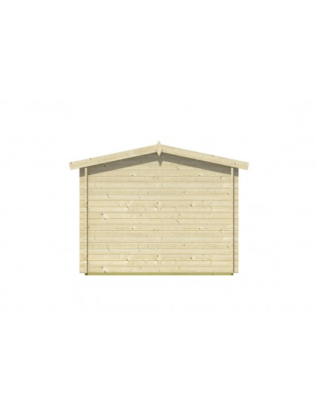 Tuinhuisje met dubbele deur en dubbel glas 500 x 250 cm - 40 mm - ±11 m2