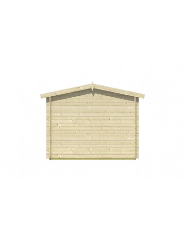 Tuinhuisje met dubbele deur en dubbel glas 500 x 250 cm - 40 mm - ±11 m2