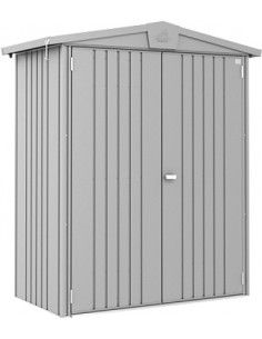 Metalen tuinhuisje zilver 2