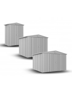 Metalen tuinhuisje zilver