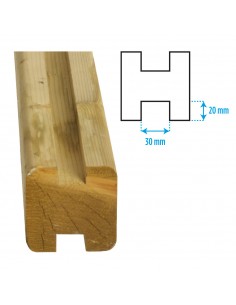 Gleufpaal hout 9x9 & 12x12 cm – grenen autoclaaf C4 2