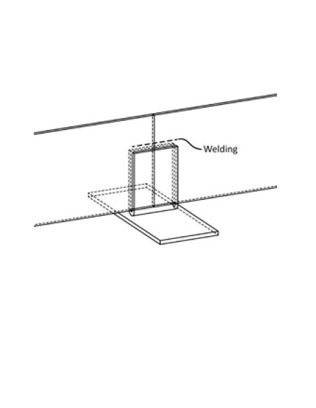 Cortenstaal paalvoet