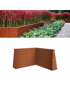 Steunhoeken in cortenstaal