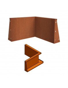 Steunhoeken in cortenstaal 2