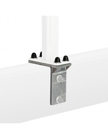 Patte d'ancrage muret pour poteau