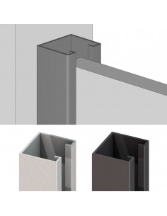 U-montageprofiel voor WPC & Alu