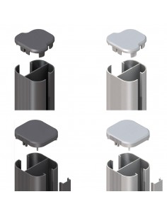 Aluminium paal voor beton