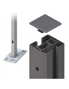 Schroefbare Clips paal 2