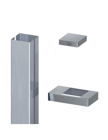 Habillage Inox pour poteaux Clips