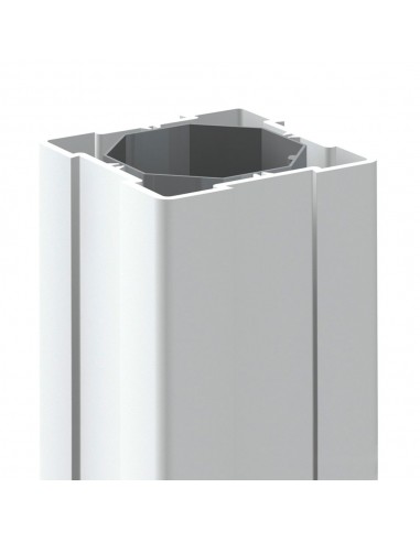 PVC paal voor tuinscherm 80 × 80 mm