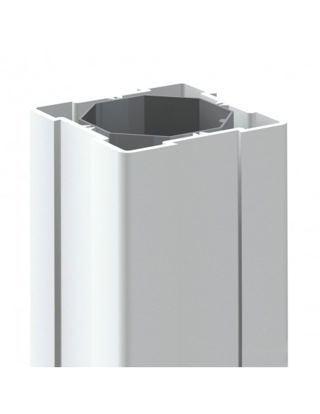 Poteau PVC pour palissade 80 × 80 mm
