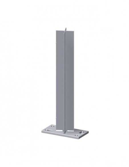 Fixation poteau composite WPC