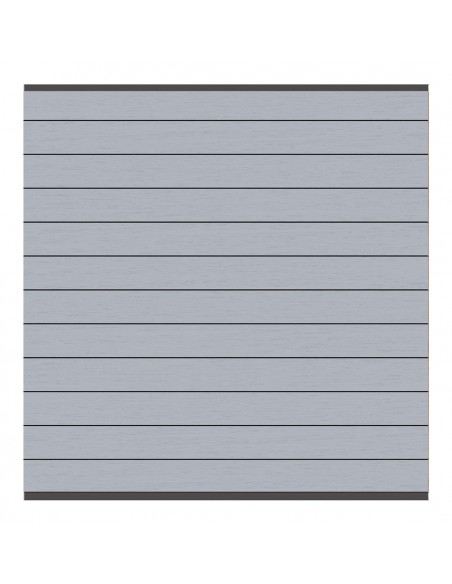 Palissade de jardin en bois composite