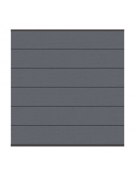 Tuinscherm in houtcomposiet XL