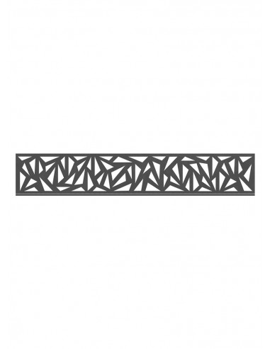 Lames décoratives pour palissades en bois composite et aluminium