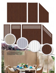 Scherm schutting PVC