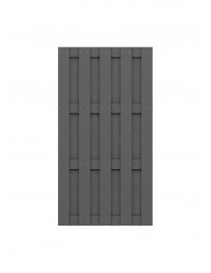 Clôture de jardin en bois composite 2