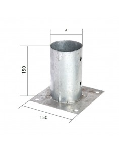 Sabot de piquet rond