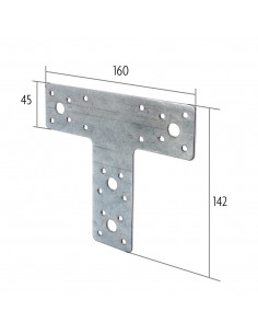 Assemblage forme en T pour poutre 2