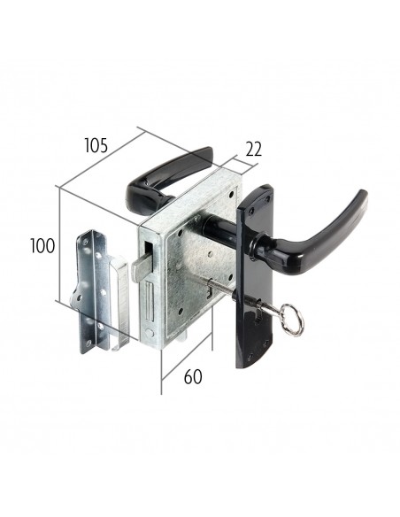 Universeel insteekslot