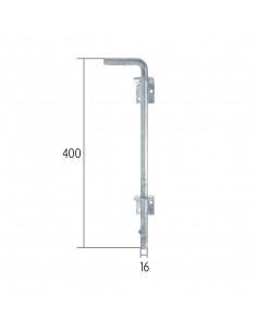 Grondgrendel met 2 geleiders 2