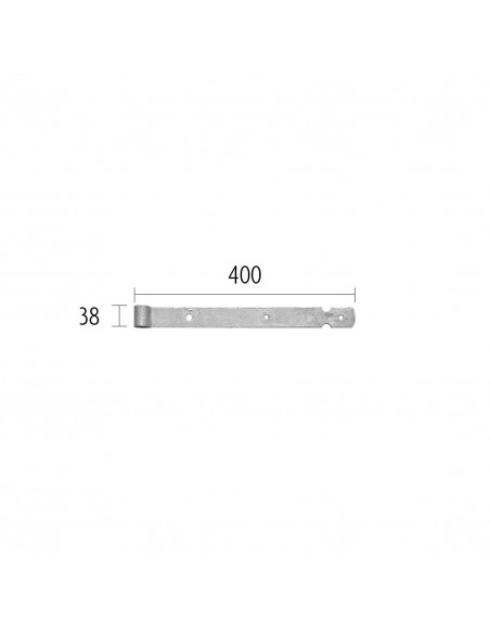 Gegalvaniseerd stalen scharnier