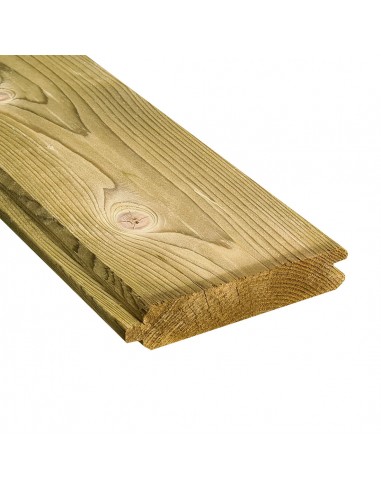 Planche en sapin rainure et languette