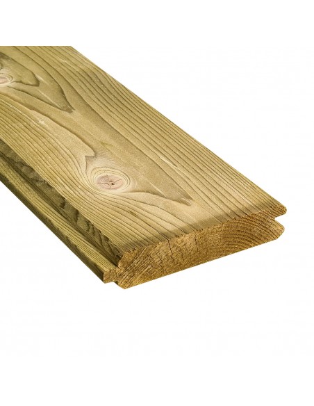 Planche en sapin rainure et languette