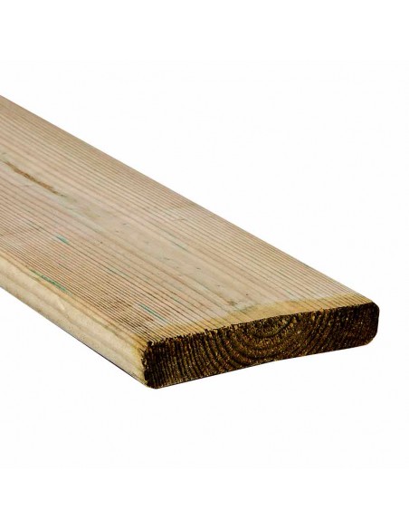 Dunne grenen planken geïmpregneerd