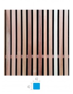 Open gevelbekleding thermowood grenen 42 × 42 mm | Otiva 2