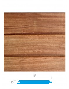 Gevelbekleding in padouk, tand en groef 16x145 mm | Otiva 2
