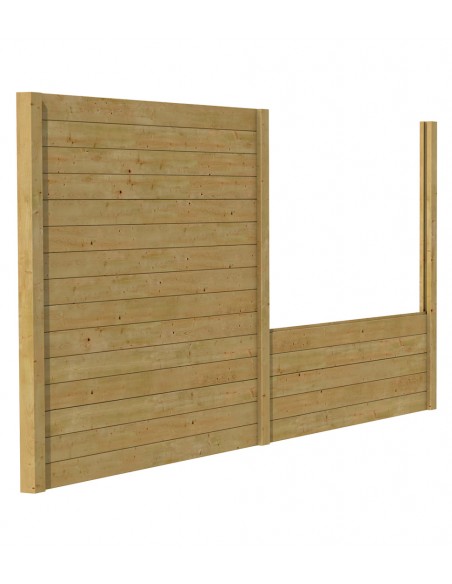 Scherm schutting Massief planken