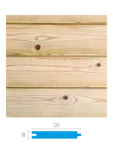 Tand & groef gevelbekleding