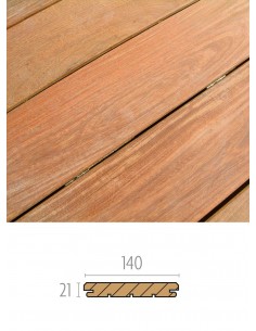 Terrasplanken in Ipé uit Brazilië 21 x 140 mm glad | Otiva 2