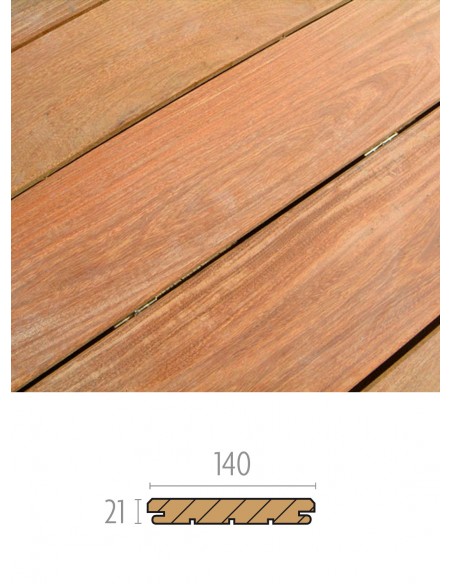 Terrasse et planches en bois exotique Ipé