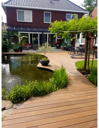 Terrasse en bois composite Fiberon