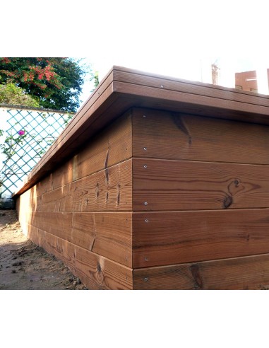 Bardage Thermowood - rainuré languette