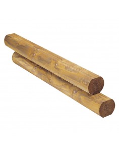 Borderrand in rondpalen