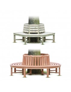 Banc autour d'un arbre