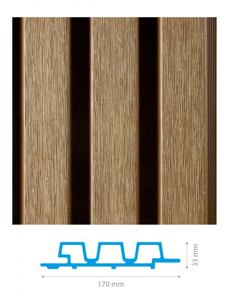 Bardage en composite Weo