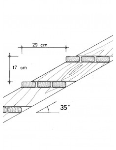 Escalier de jardin en bois 2