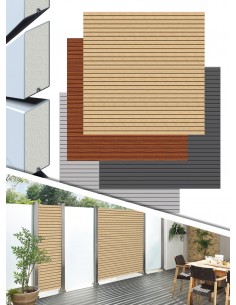 Hekwerken aluminium schuinplanken