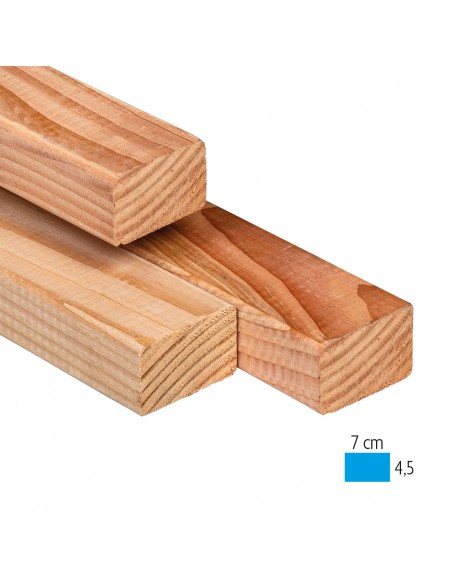 Lambourdes et chevrons en douglas