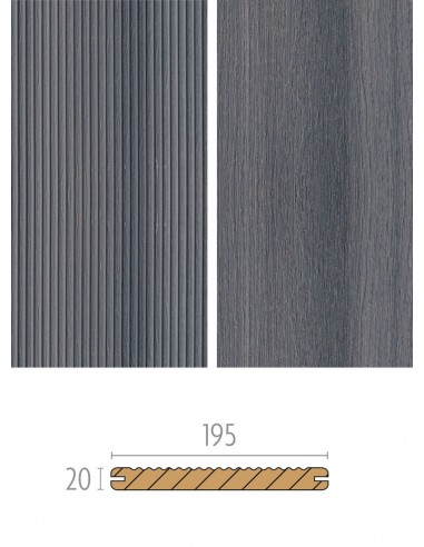 Terrasse en bois composite Platinum gris