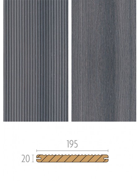 Terrasse en bois composite Platinum gris